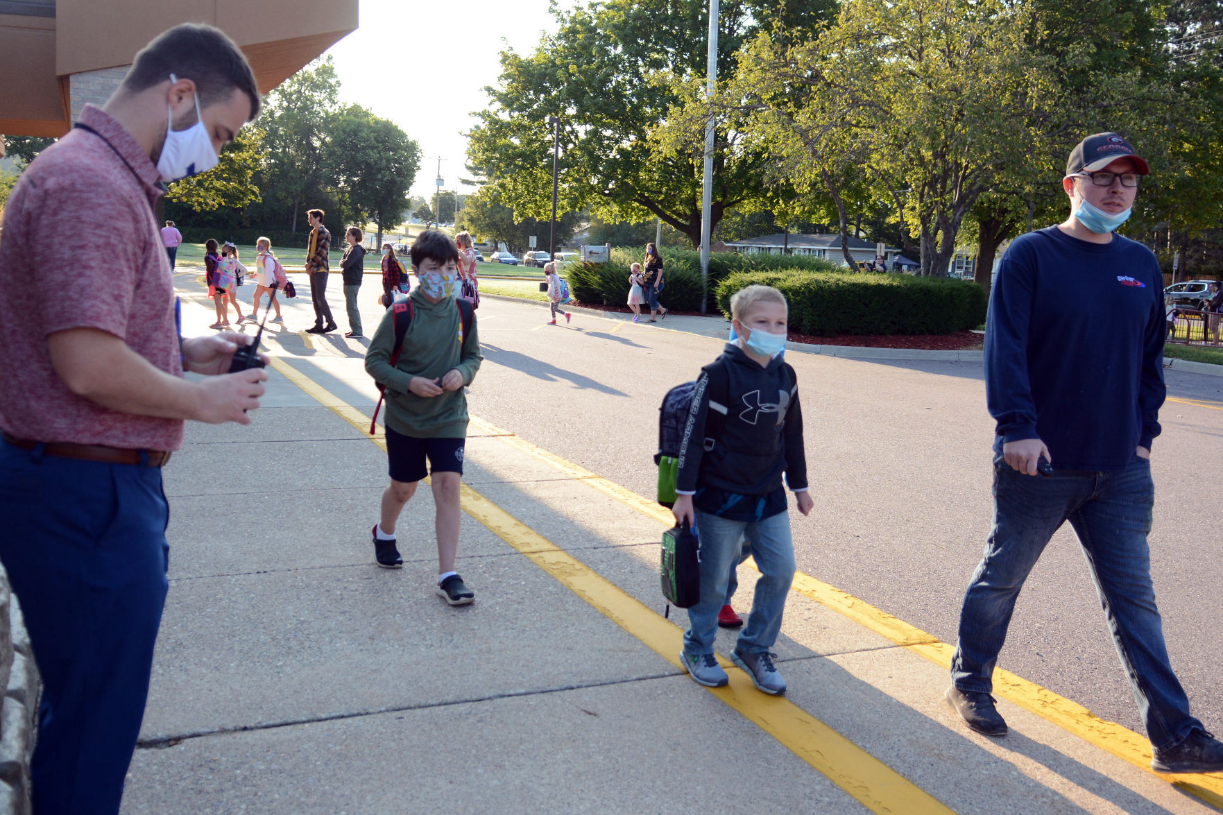 First day of school 2020 in Baraboo